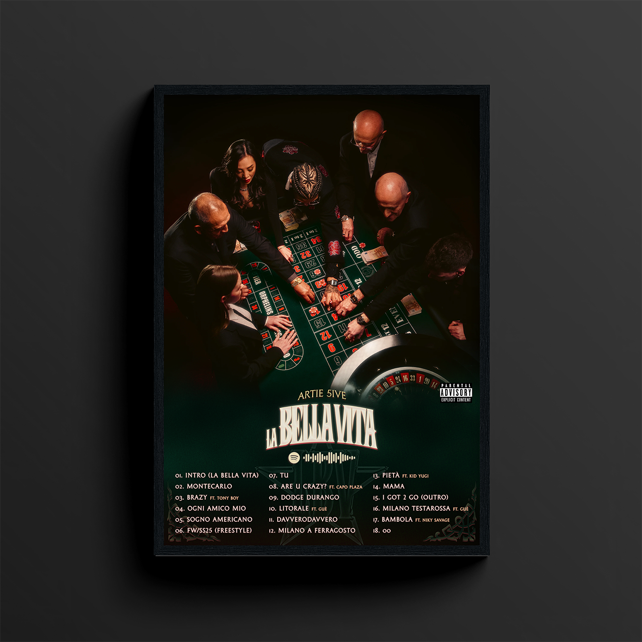 Artie 5ive | LA BELLAVITA (artwork display)