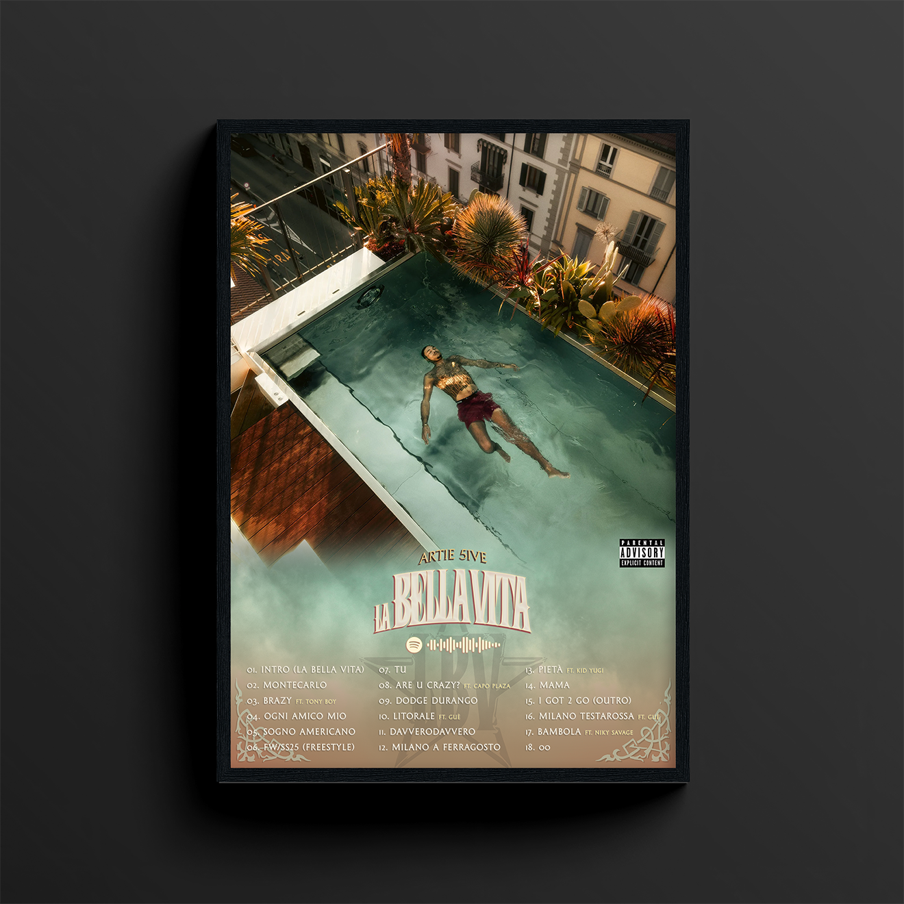 Artie 5ive | LA BELLAVITA (artwork display)